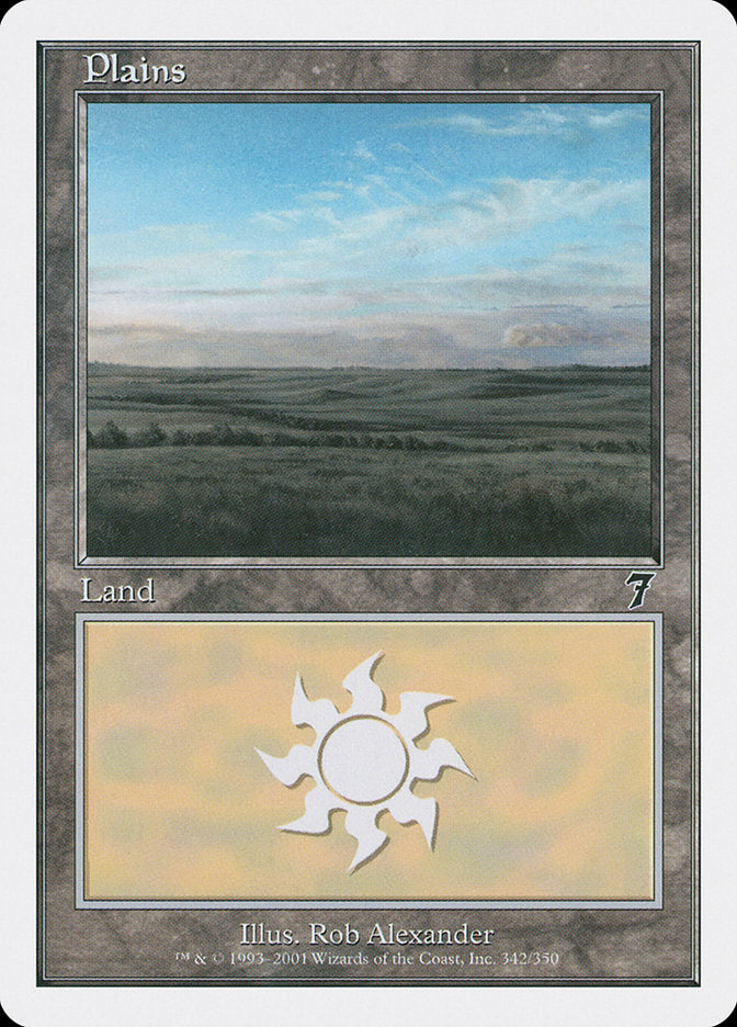 Plains (#342) - (Foil): Seventh Edition