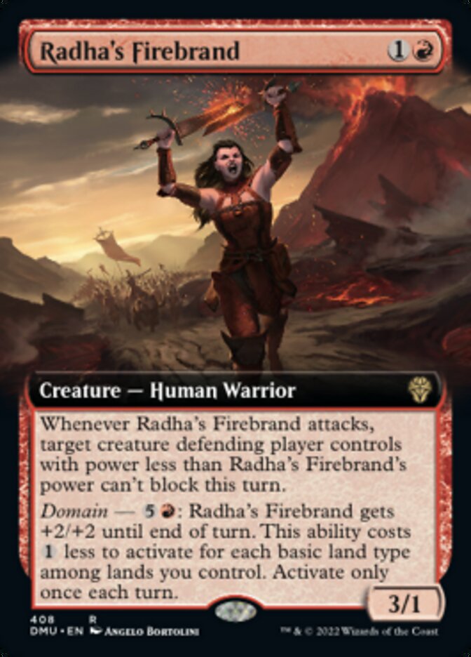 Radha's Firebrand (Extended Art): Dominaria United
