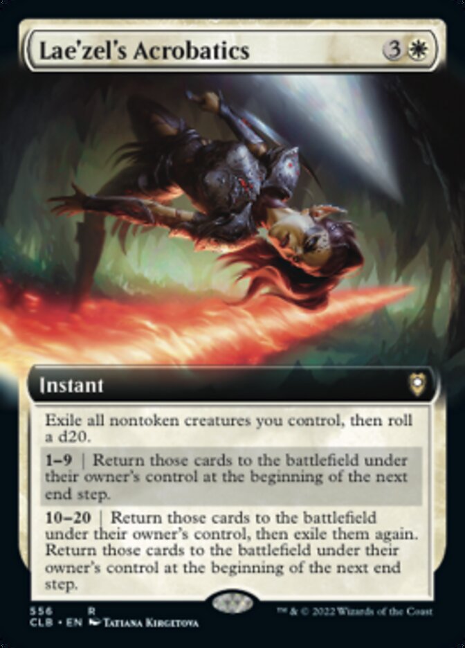 Lae'zel's Acrobatics (Extended Art): Commander Legends: Battle for Baldur's Gate