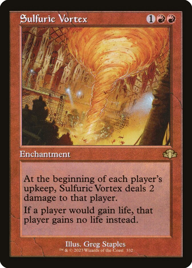 Sulfuric Vortex (Retro Frame) - (Foil): Dominaria Remastered