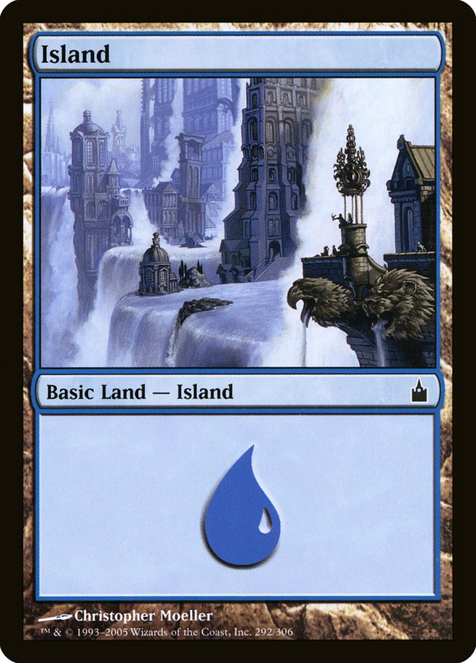 Island (#292) - (Foil): Ravnica: City of Guilds