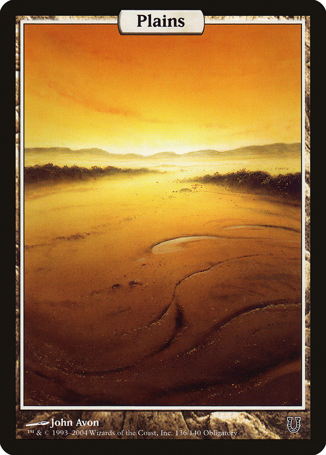 Plains (#136) (Full Art): Unhinged