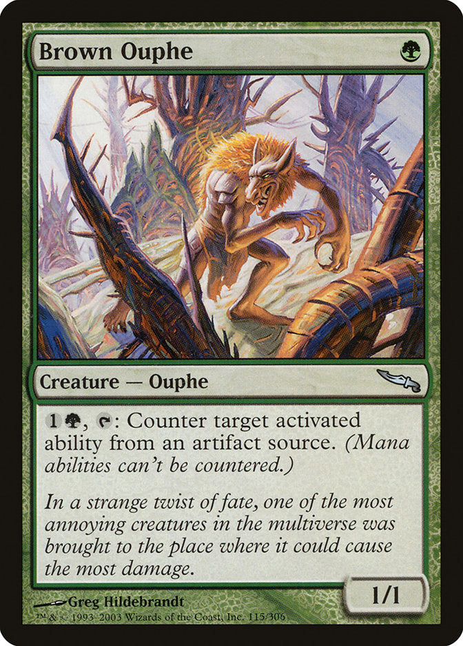 Brown Ouphe: Mirrodin
