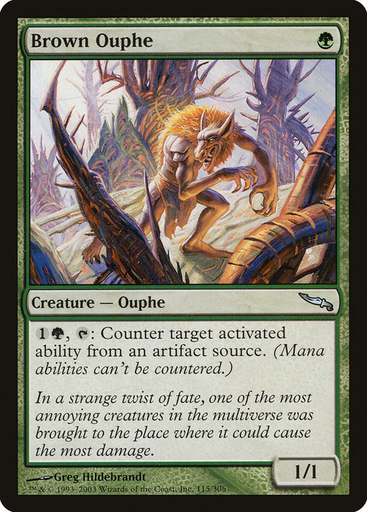 Brown Ouphe - (Foil): Mirrodin