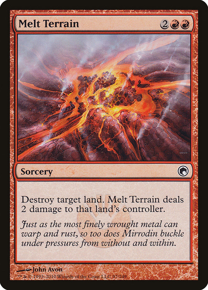 Melt Terrain: Scars of Mirrodin