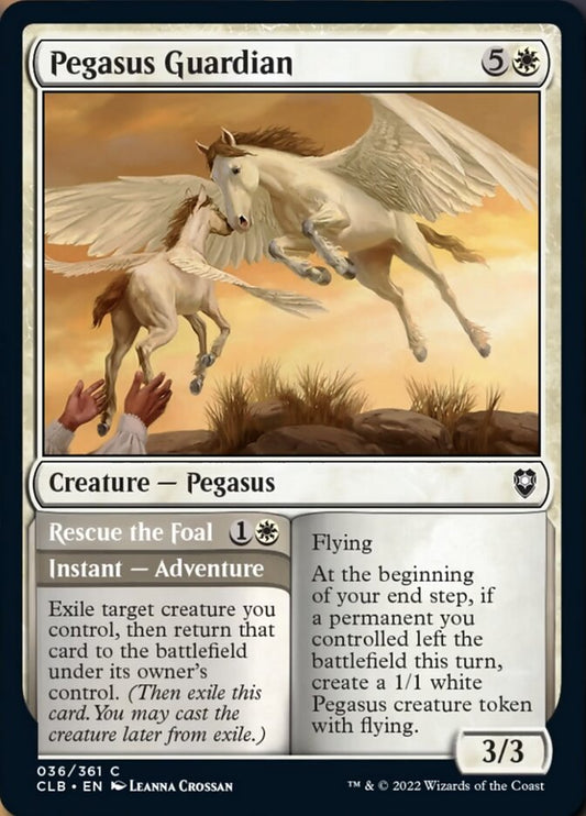 Pegasus Guardian // Rescue the Foal: Commander Legends: Battle for Baldur's Gate