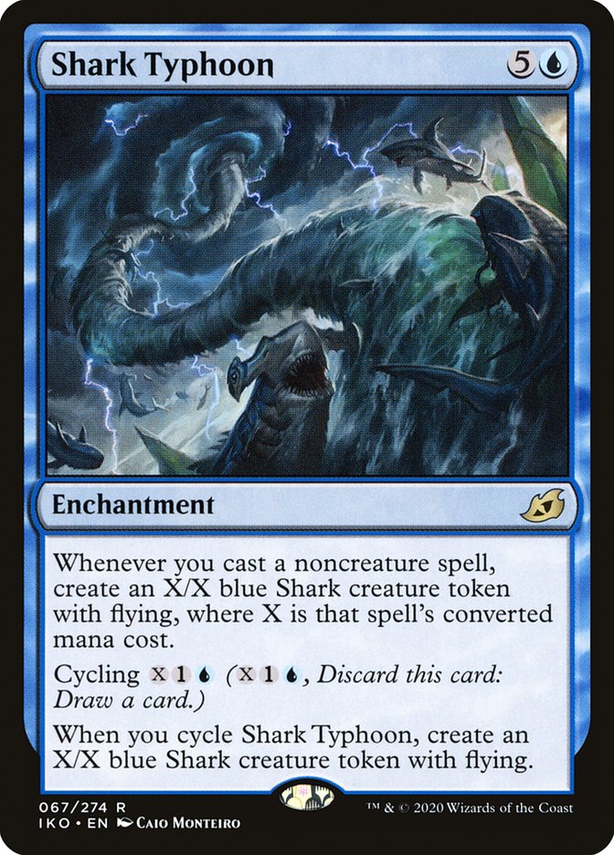 Shark Typhoon - (Foil): Ikoria: Lair of Behemoths