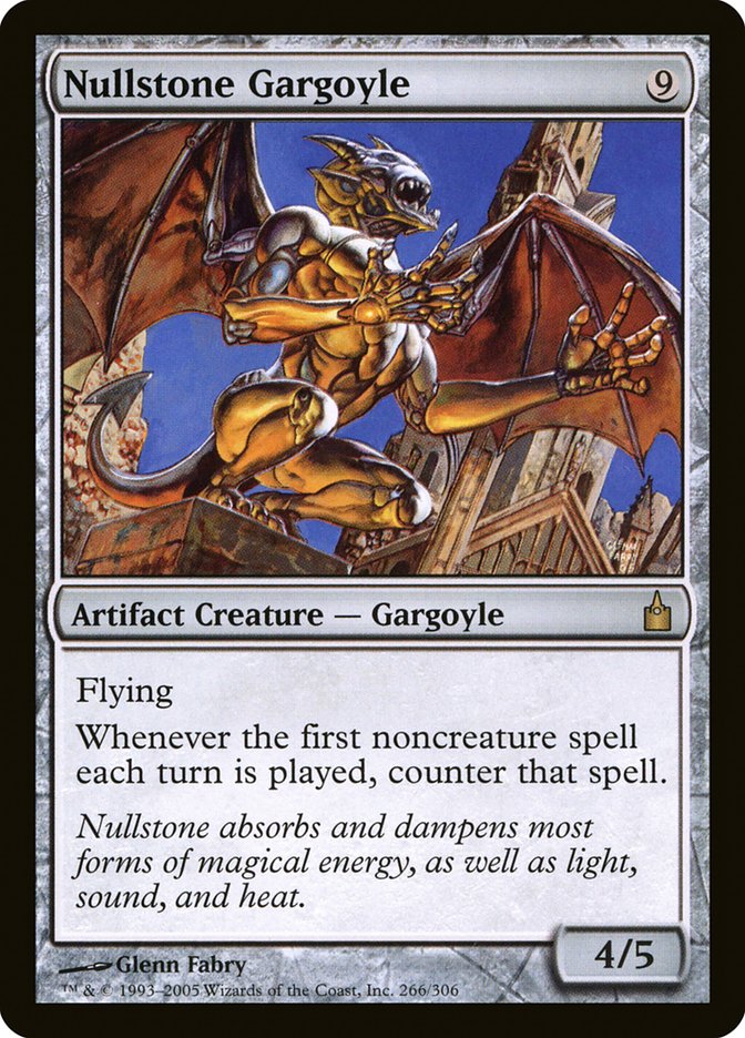 Nullstone Gargoyle - (Foil): Ravnica: City of Guilds