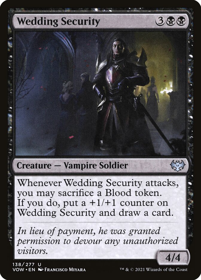 Wedding Security - (Foil): Innistrad: Crimson Vow