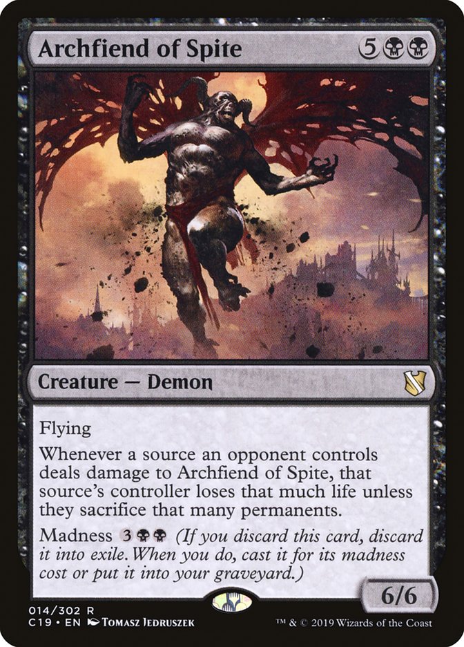 Archfiend of Spite: Commander 2019