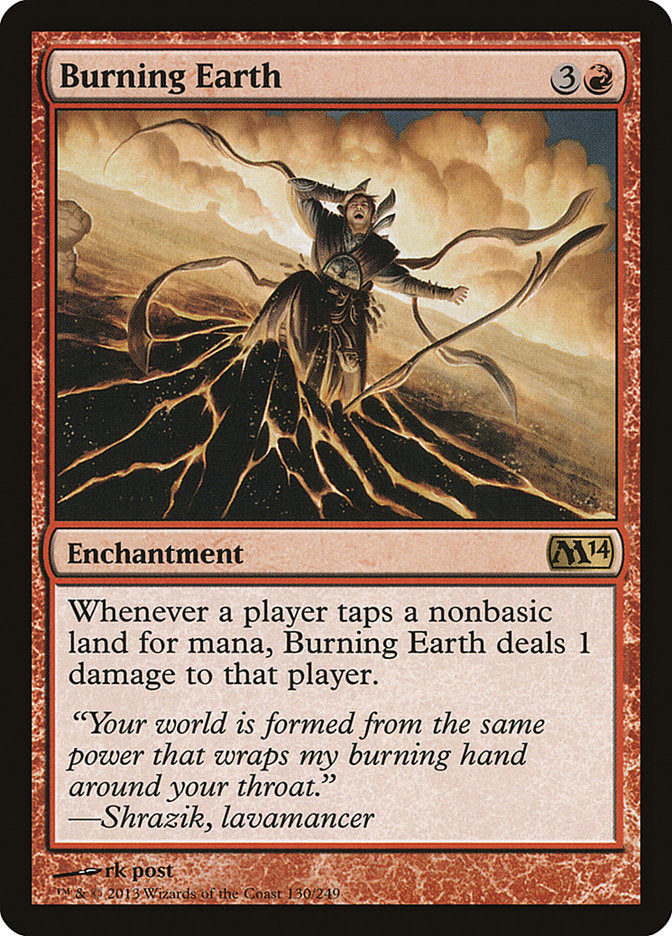 Burning Earth - (Foil): Magic 2014
