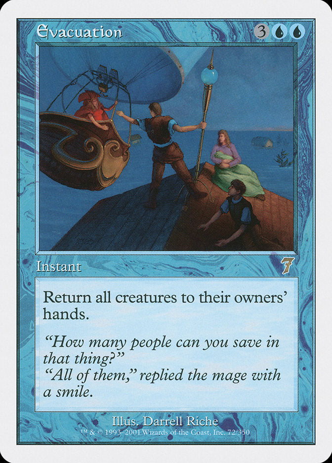 Evacuation - (Foil): Seventh Edition