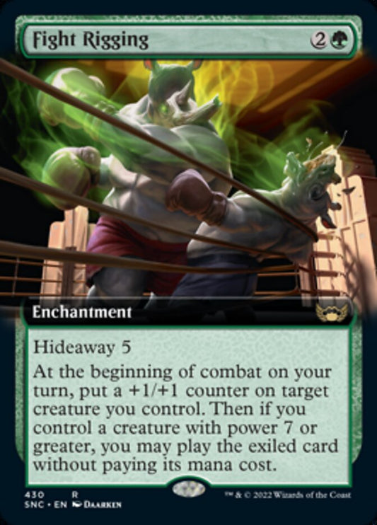 Fight Rigging (Extended Art) - (Foil): Streets of New Capenna
