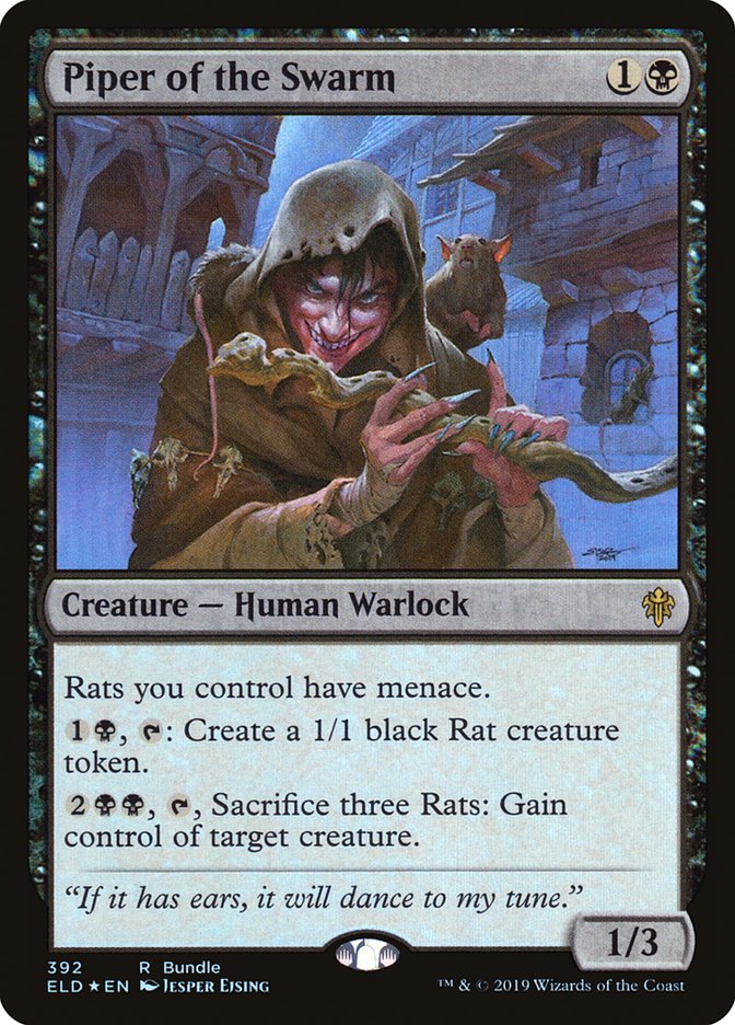 Piper of the Swarm - (Foil): Throne of Eldraine
