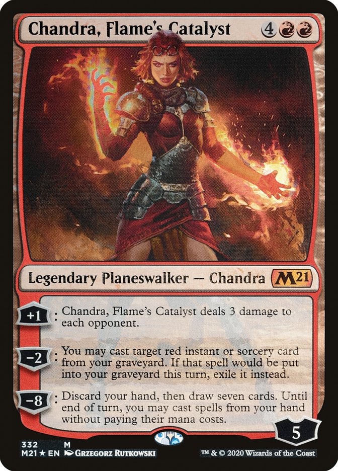 Chandra, Flame's Catalyst (Planeswalker Deck) - (Foil): Core Set 2021