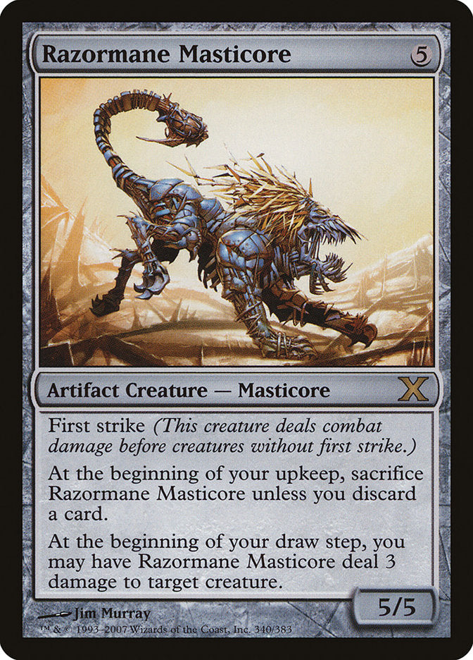 Razormane Masticore: Tenth Edition