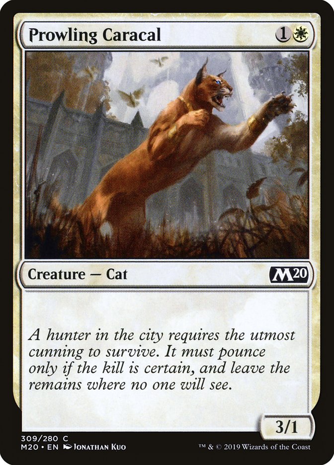 Prowling Caracal (Starter Kit) (Welcome Deck): Core Set 2020