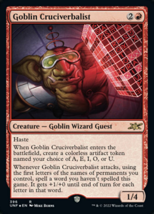 Goblin Cruciverbalist (Galaxy Foil) - (Foil): Unfinity