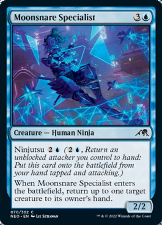Moonsnare Specialist - (Foil): Kamigawa: Neon Dynasty