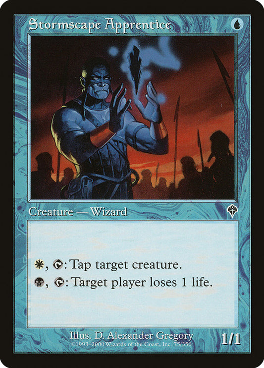 Stormscape Apprentice - (Foil): Invasion