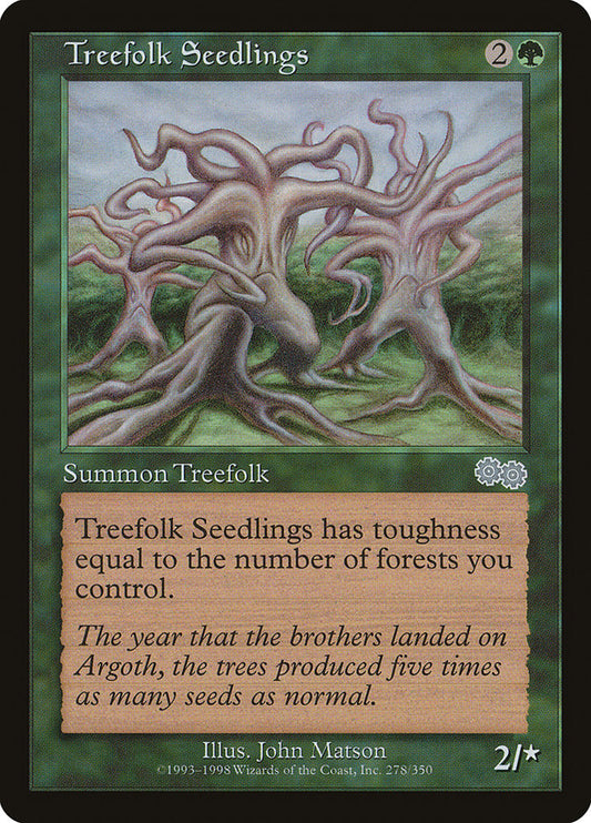 Treefolk Seedlings: Urza's Saga