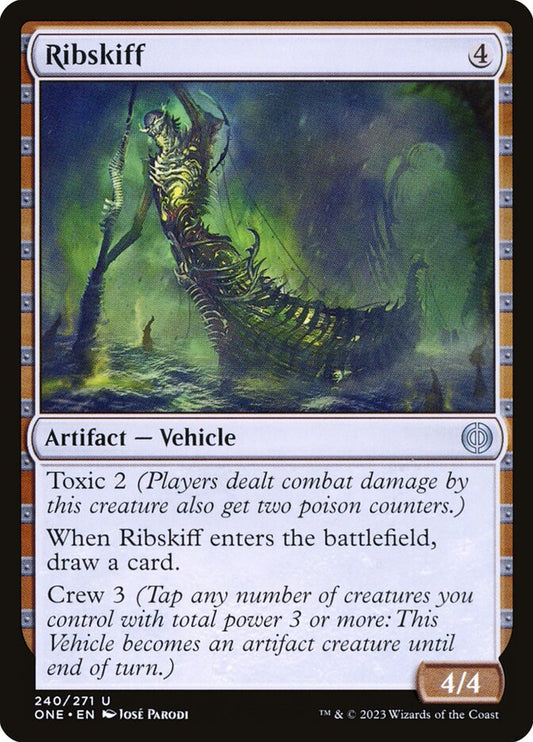 Ribskiff - (Foil): Phyrexia: All Will Be One