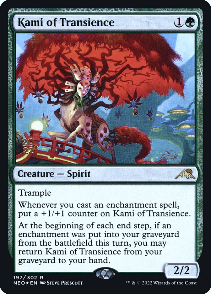 Kami of Transience - (Foil): Kamigawa: Neon Dynasty Promos