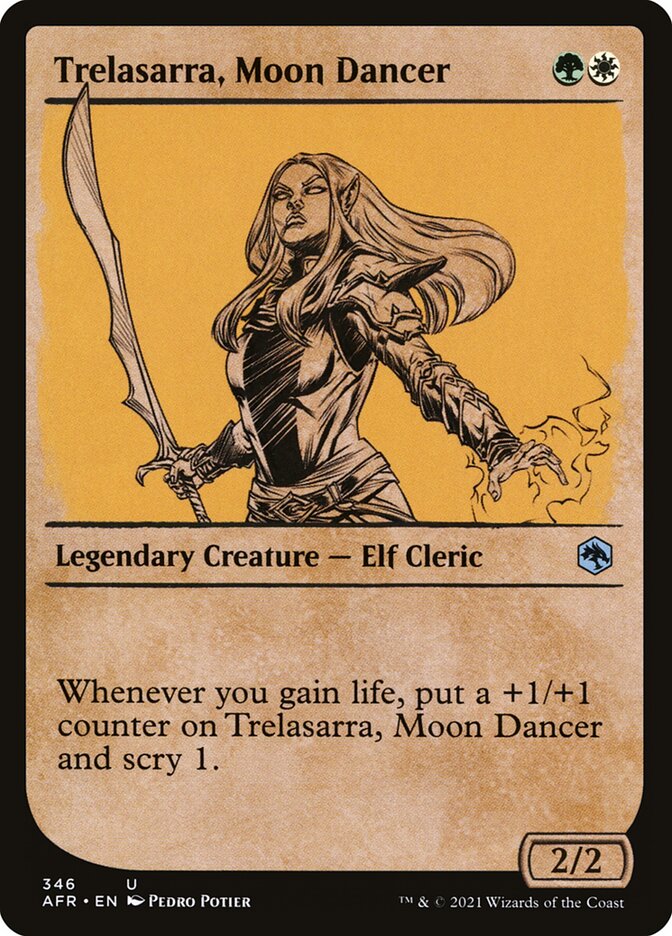 Trelasarra, Moon Dancer (Showcase) - (Foil): Adventures in the Forgotten Realms