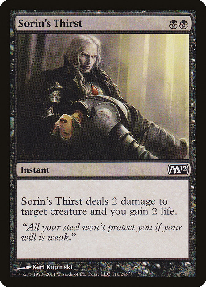 Sorin's Thirst: Magic 2012