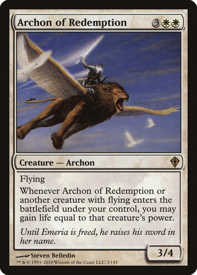 Archon of Redemption - (Foil): Worldwake