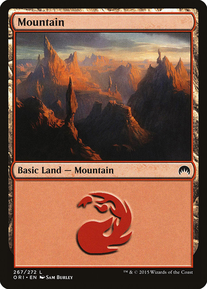 Mountain (#267) - (Foil): Magic Origins