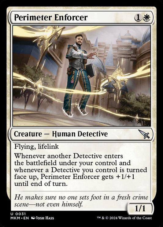 Perimeter Enforcer - (Foil): Murders at Karlov Manor