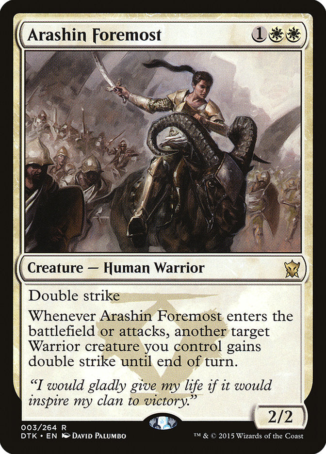 Arashin Foremost - (Foil): Dragons of Tarkir