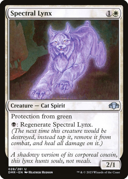Spectral Lynx - (Foil): Dominaria Remastered