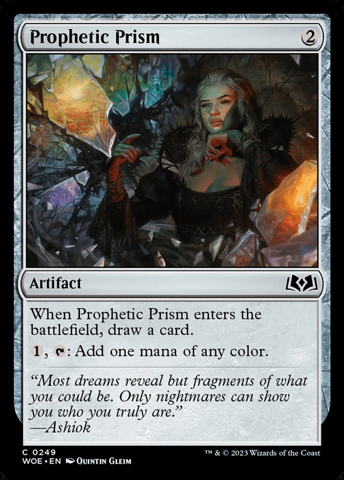 Prophetic Prism - (Foil): Wilds of Eldraine