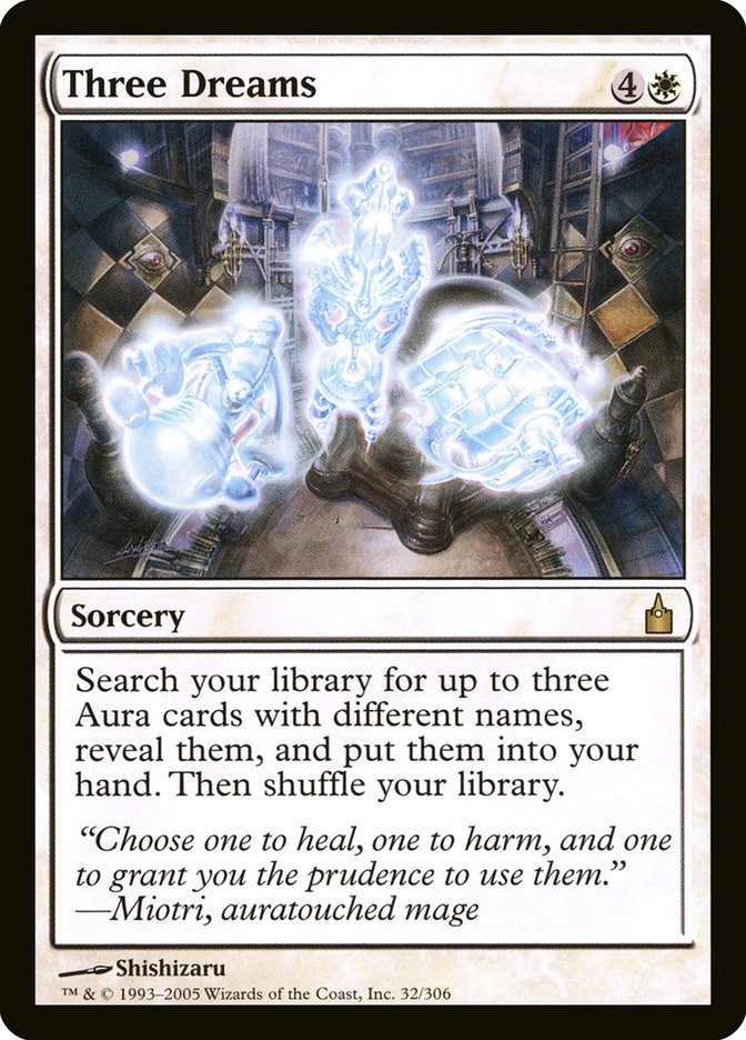 Three Dreams - (Foil): Ravnica: City of Guilds