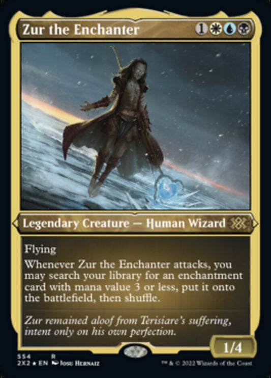 Zur the Enchanter (Foil Etched) - (Foil): Double Masters 2022