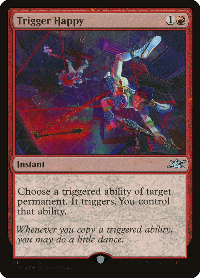 Trigger Happy (Galaxy Foil) - (Foil): Unfinity