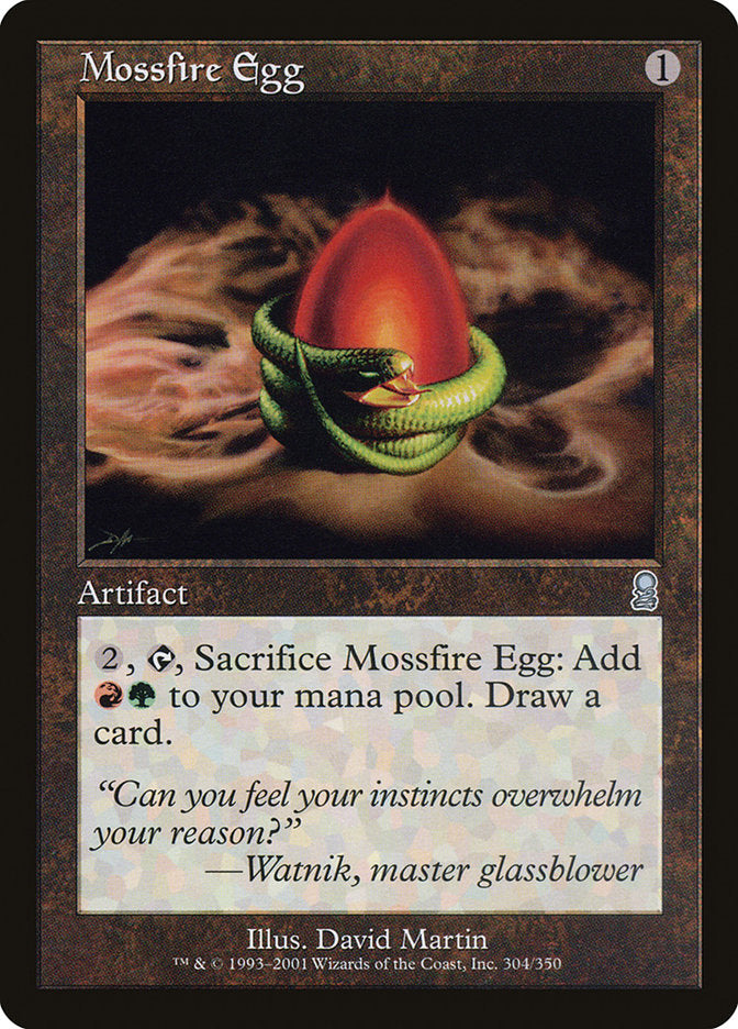 Mossfire Egg - (Foil): Odyssey