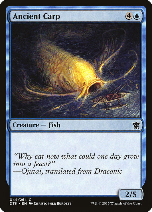Ancient Carp - (Foil): Dragons of Tarkir