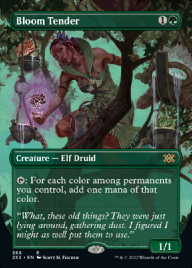 Bloom Tender (Borderless) - (Foil): Double Masters 2022
