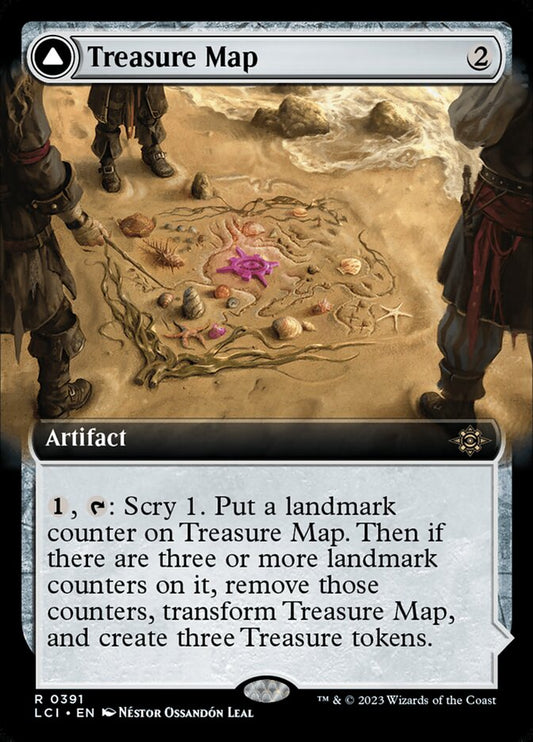 Treasure Map // Treasure Cove (Extended Art): Lost Caverns of Ixalan