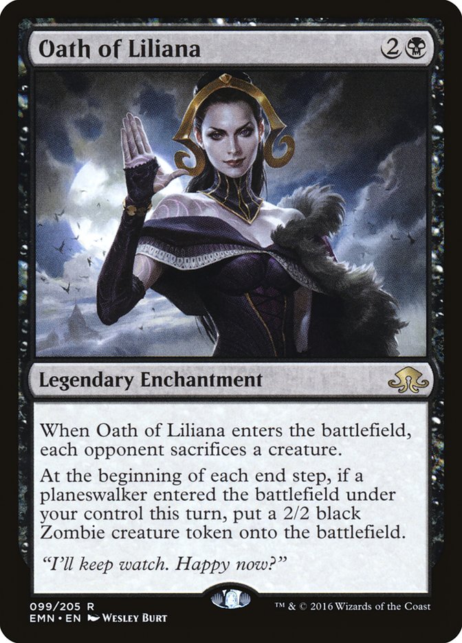 Oath of Liliana - (Foil): Eldritch Moon