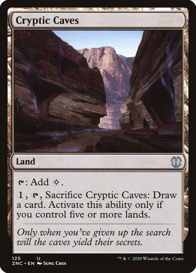 Cryptic Caves: Zendikar Rising Commander