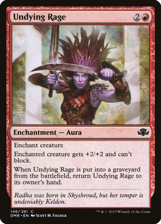 Undying Rage - (Foil): Dominaria Remastered