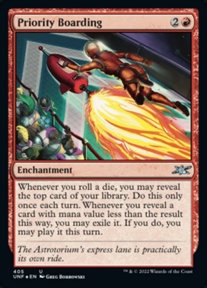 Priority Boarding (Galaxy Foil) - (Foil): Unfinity