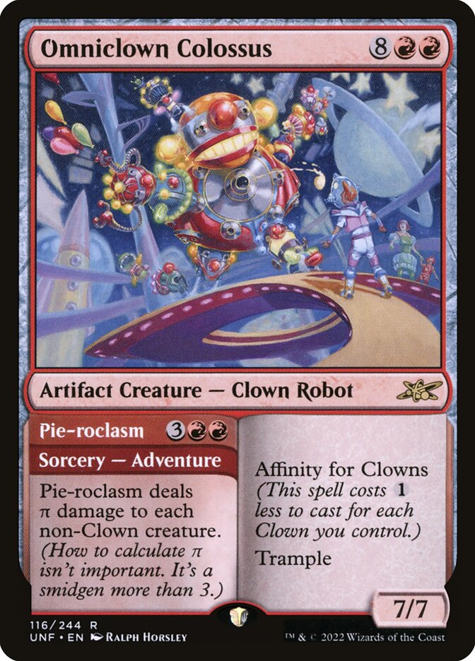 Omniclown Colossus // Pie-roclasm - (Foil): Unfinity