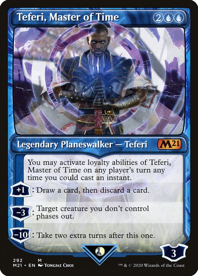 Teferi, Master of Time (#292) (Showcase): Core Set 2021