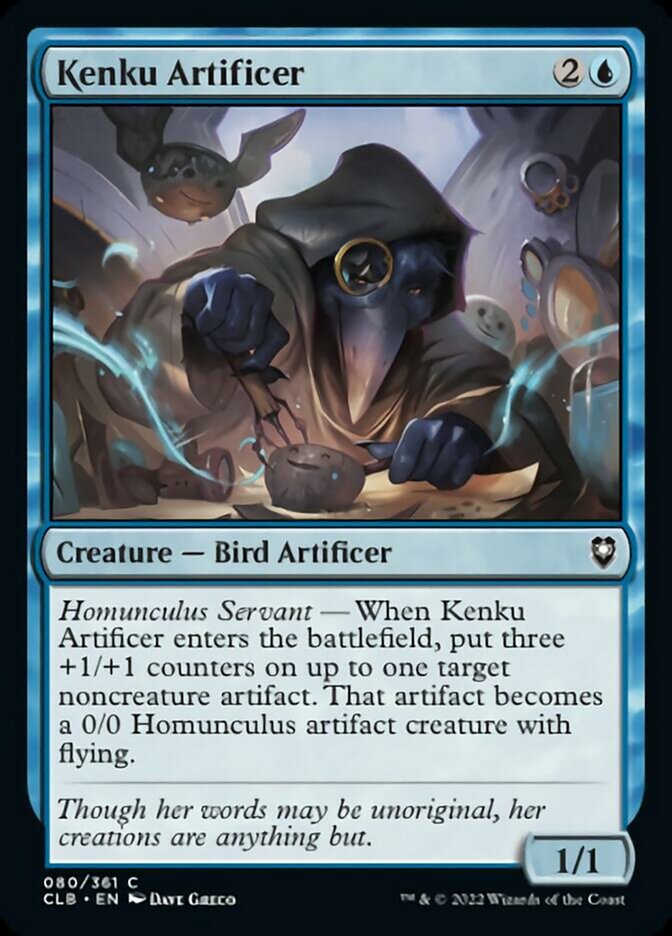 Kenku Artificer - (Foil): Commander Legends: Battle for Baldur's Gate