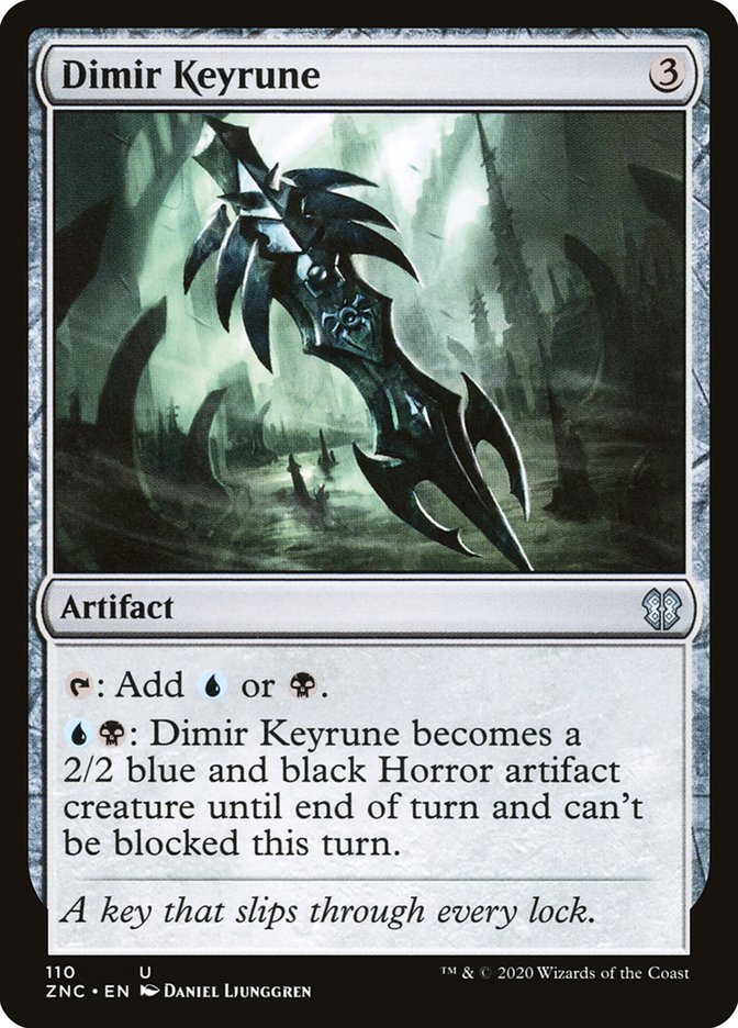 Dimir Keyrune: Zendikar Rising Commander